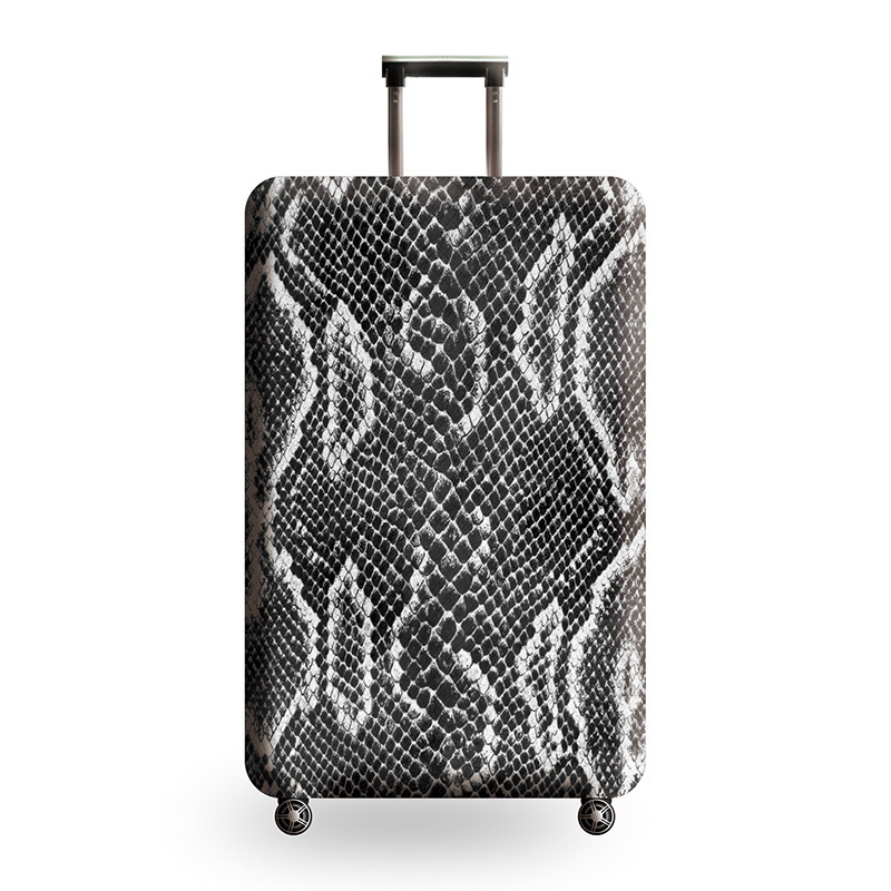 travel accessories Snake luggage cover suitcase elastic protective covers Trolley luggage Dust case for 18-32 inch suitcase case: Style 4 / M