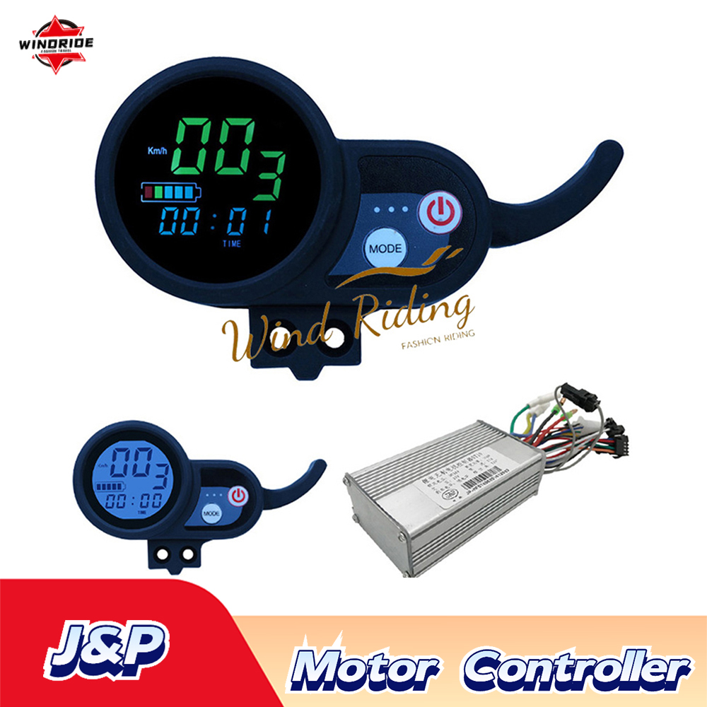 JP Controller motore Brushless 36V/48V/52V/60V regolatore di velocità con pannello Display LCD impermeabile per Scooter bici elettrica