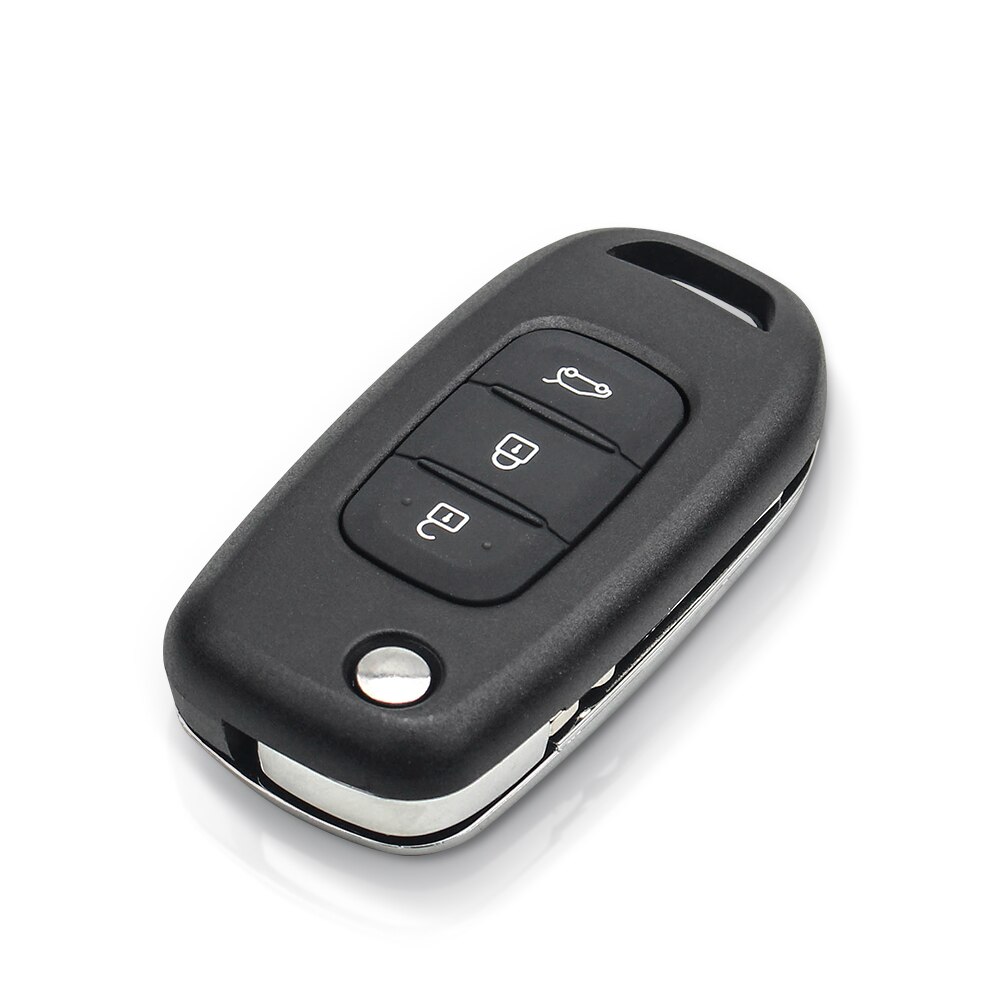 KEYYOU – coque de clé à rabat 3BTN, pour Renault Kadjar Captur, symbole Kaptur Megane Logan –