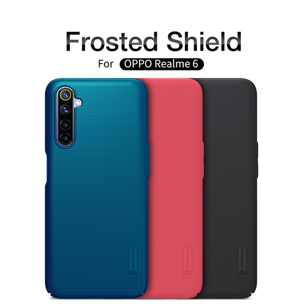 For Realme 6 Case Nillkin Frosted Shield Hard PC Back Cover Case For Realme 6 Pro Protctive Phone Shell Cases