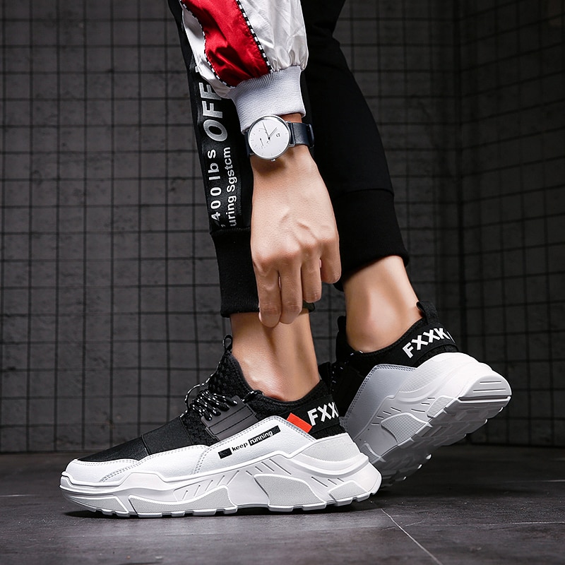 Schoenen Mannen Lichtgewicht Ademend Comfortabele Klassieke Heren Casual Schoenen Antislip Mannen Sneakers Lace-Up Mesh flats