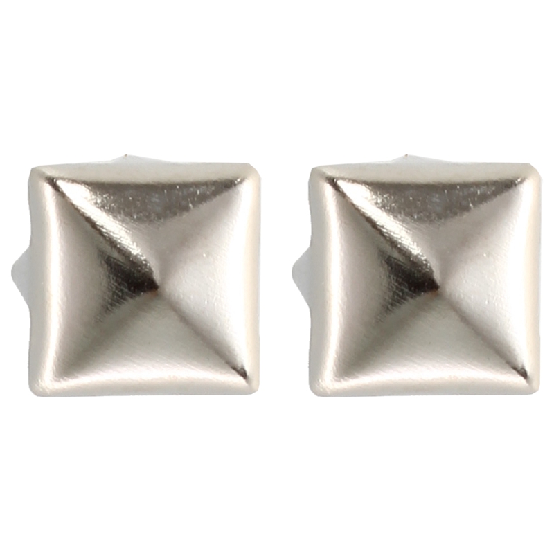 400 Stck Kupfer 6 Mm Silber Pyramide Nieten Pyramiden Nieten Dekoration
