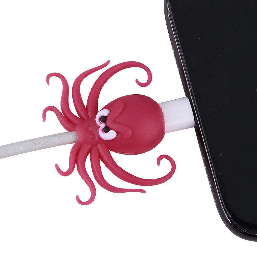 Mnycxen Kabel Linie Beißen für Iphone schnur Tier Zubehör Schützt Niedlich Schutz Kabel Tier Beißen Kabel Wickler Veranstalter z70: H