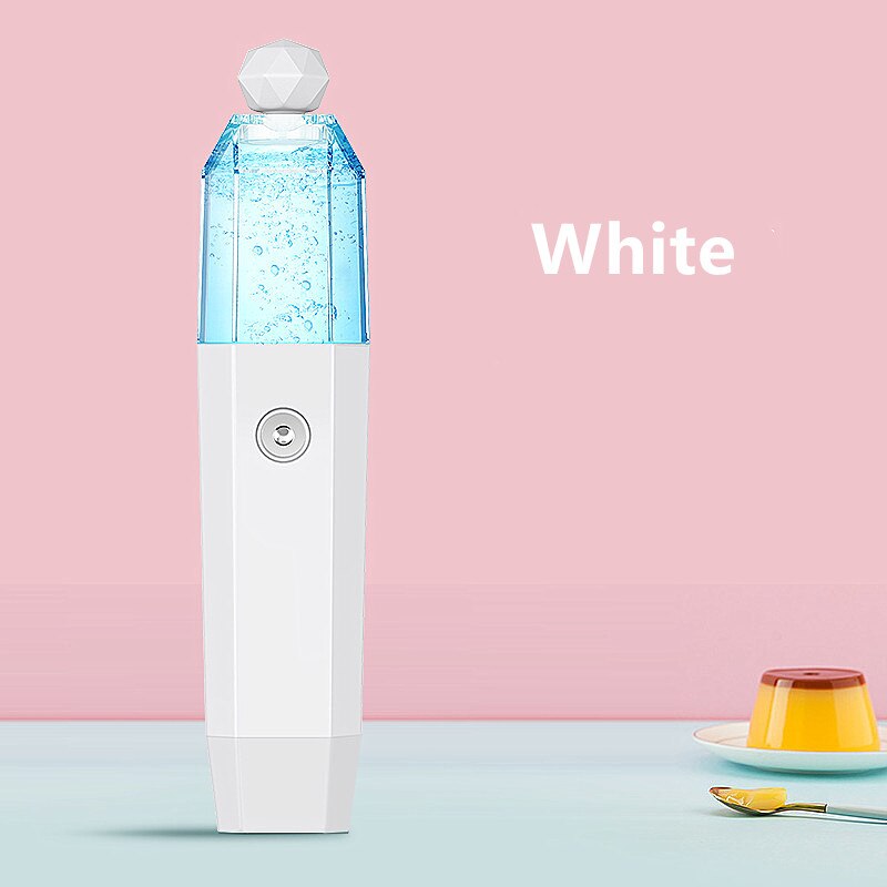 1Pc Usb Oplaadbare Luchtbevochtiger Air Diffuser Handheld Ultrasone Mini Luchtbevochtiger Draagbare Stoom Gezicht Luchtbevochtiger Voor Thuis Auto