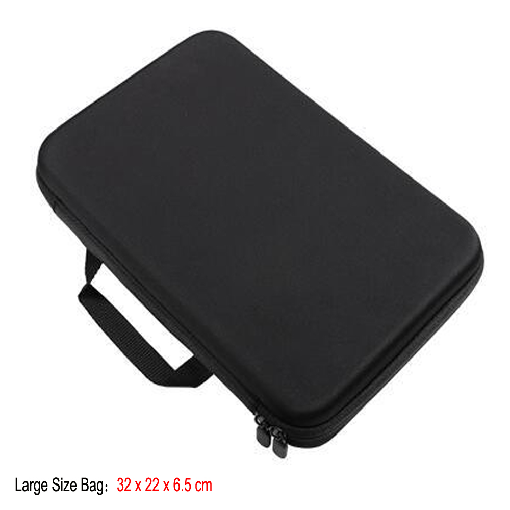 Custodia per il trasporto portatile piccola borsa di stoccaggio anti-shock per accessori di medie dimensioni per eroe 3/4 SJCAM M20 SJ6 SJ7 azione telecamera: grande Size borsa