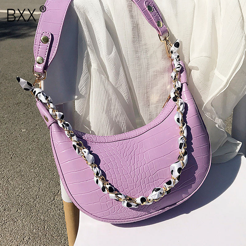 [BXX] Crocodile modèle PU cuir sacs à bandoulière pour les femmes sacs à main femme voyage de luxe chaîne sac HM289