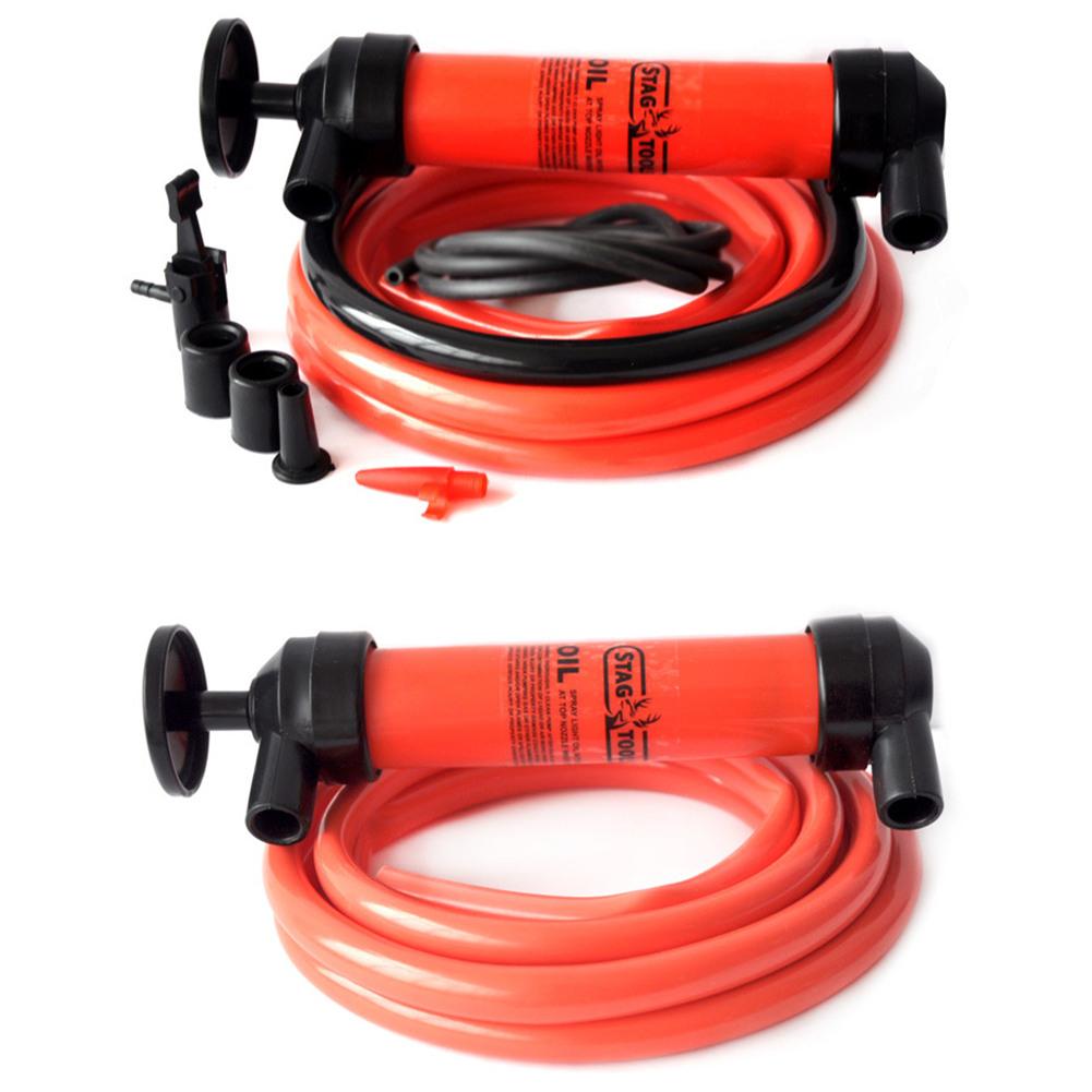 Multi-Purpose Siphon Transfer Pump Kit With Dipstick Tube | Fluid Fuel Extractor Suction Tool For Oil/Gasoline/ Water Etc
