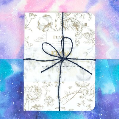 Carnet de croquis Vintage, carnet de croquis en papier blanc pour journal intime, dessin, peinture, rétro, fleurs, carnet de croquis, fournitures scolaires, de bureau,: G Notebook