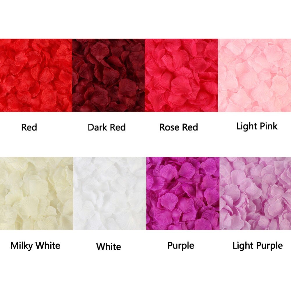 500 Stks/partij 5*5 Cm Zijden Rozenblaadjes Voor Bruiloft Decoratie Romantische Kunstmatige Rose Bloem 20 Kleuren Bruiloft Accessoires #298244