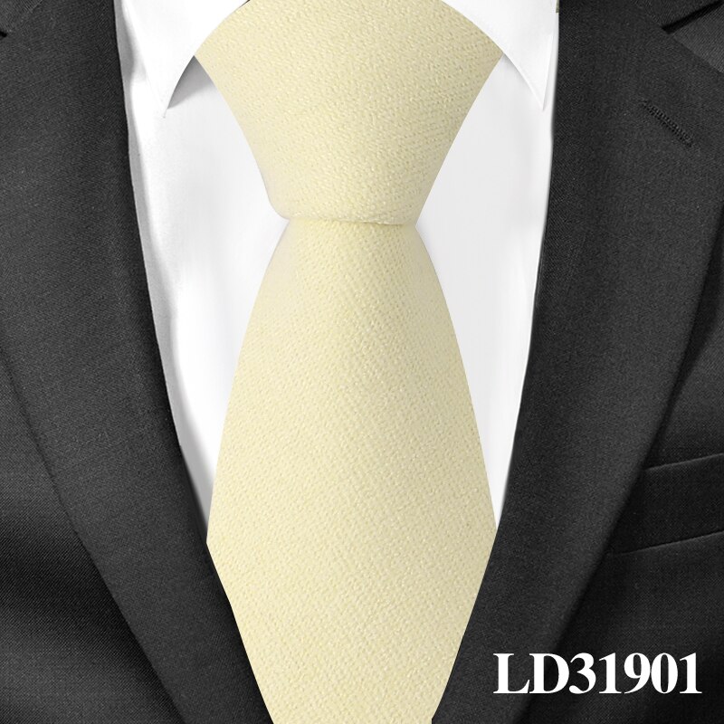 Männer Baumwolle Krawatten lässig Anzüge Dünne Krawatte Gravatas Solide Grün Mens Krawatten Für Geschäft 7 cm Breite Hochzeit Männer krawatten: LD31901