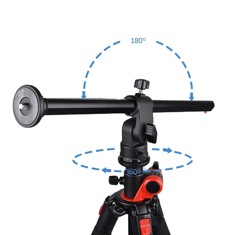 Table Mounting Clamp Pop Kits Multi Angle Horizontal Extension Arm for Center Column 19 inch Tripod Boom Arm