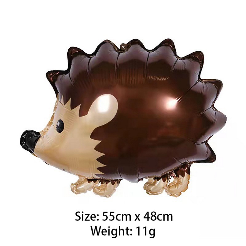 Pasen Decoratie Konijn Folie Ballonnen Jungle Bunny Bos Dieren Helium Ballon Kids Baby Douche Bruiloft Verjaardag Party Decor: Hedgehog