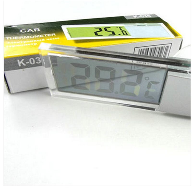Reloj electrónico para coche, pantalla de cristal líquido, LCD, temporizador, Digital, con ventosa, ,