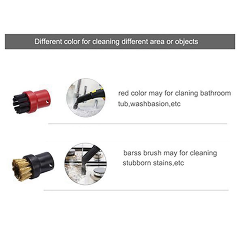 For Karcher SC1 SC2 SC3 SC4 SC5 Punk Nozzle Brush for Steam Cleaner Vacuum Cleaner Household Sweeper Cleaning Tool