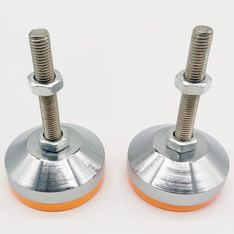 2PCS Heavy Duty Leveling Screw Leg 4 Inch Adjustable Feet Leveler Foot for Furniture Mechanical Equipment