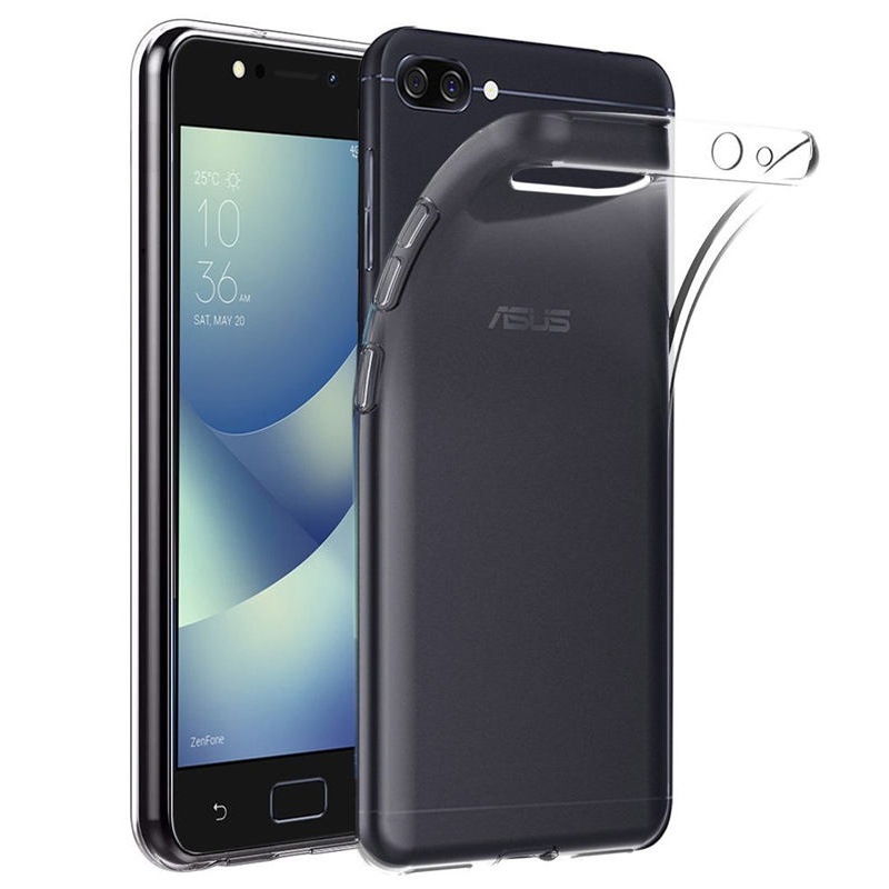 Coque en TPU pour ASUS ZenFone 4 Max ZC520KL / 4 Max Pro Plus ZC554KL, étui arrière en Gel de Silicone souple Transparent, Original: 4 Max Pro ZC554KL