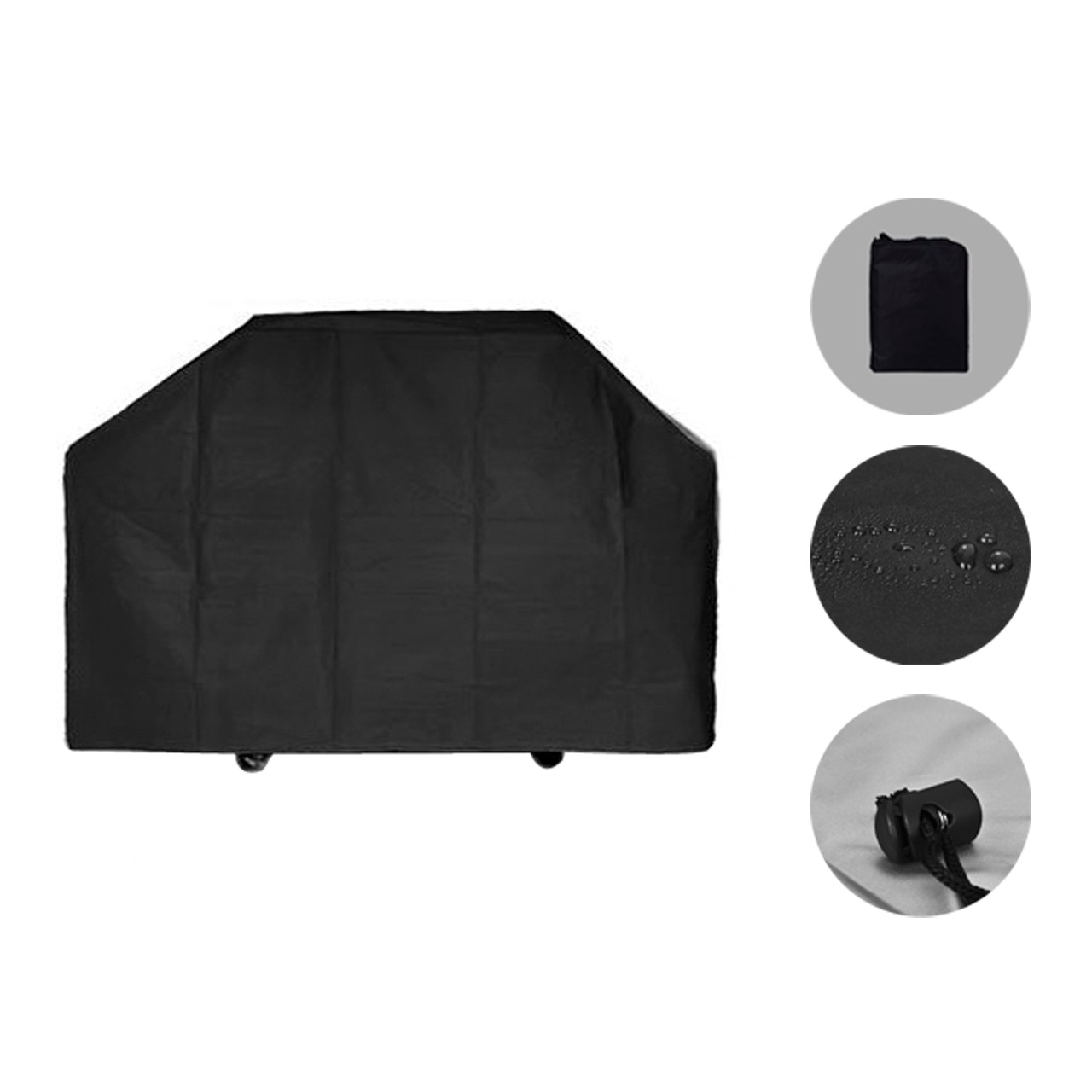 170*61*117 Cm Zwarte Waterdichte Bbq Cover Outdoor... Grandado