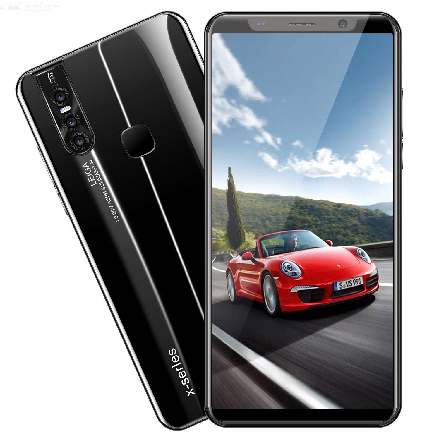 X27 5.0 pouces HD octa-core Android MTK6580 3G Smartphone avec 512 mo de RAM + 1 go ROM: Black