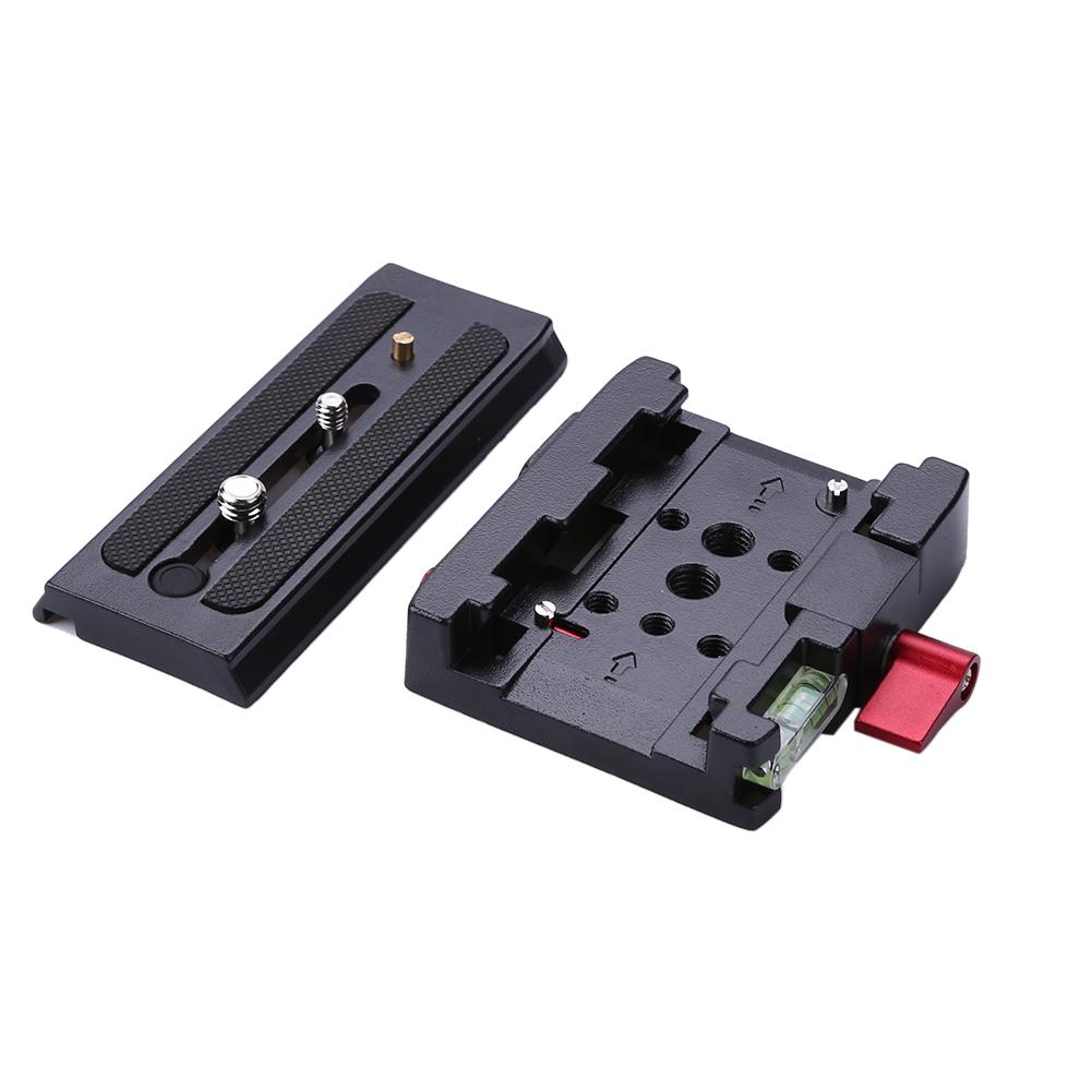 Quick Release Assembly Release Plate P200 Clamp Adapter for Manfrotto 577 501 500AH 701HDV 50 for Photography