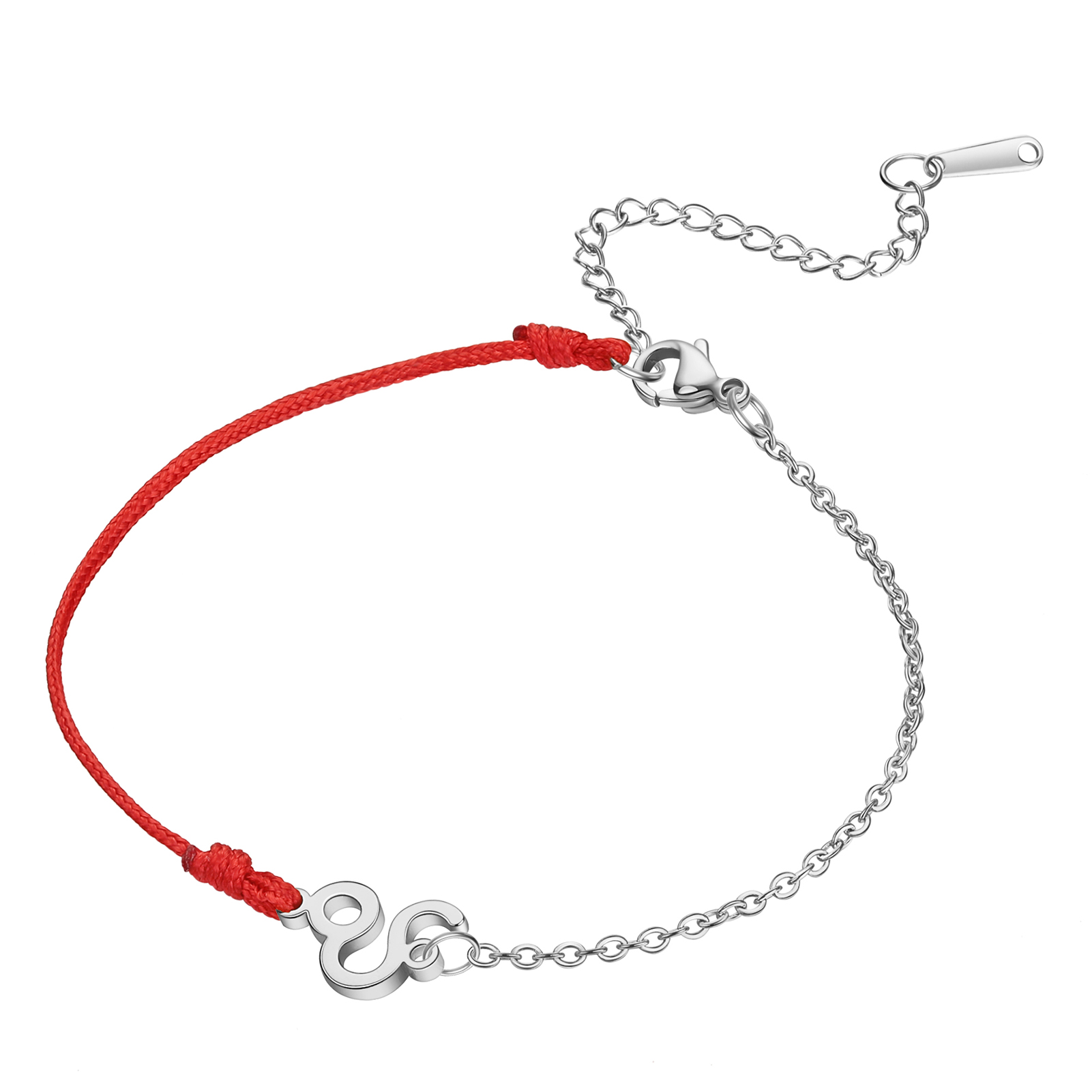 Zodiac Armband Rvs Hanger Armband Rope Chain Verstelbare Armband Voor Vrouwen Sieraden Bruidsmeisje: Puur Goud Kleur