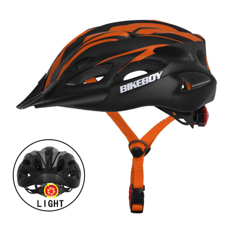 Ultralight Fietshelm Led Licht Fietshelm Met Licht Lamp Mtb Road Fietsen Integraal Gevormde Helm Apparatuur: 04