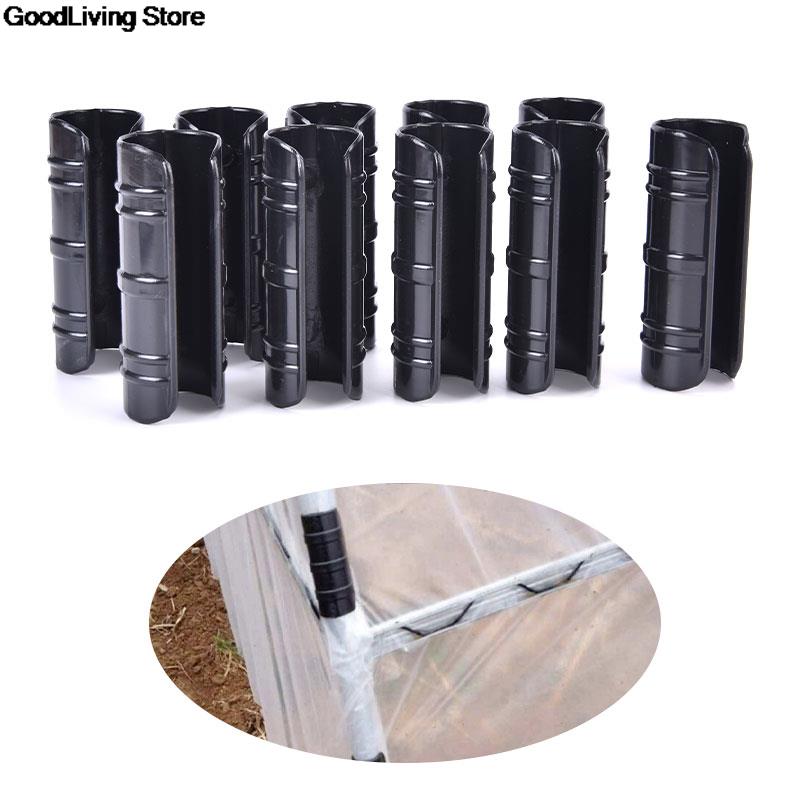 Serre-joint en plastique pour tube PVC, 10 pièces, noir