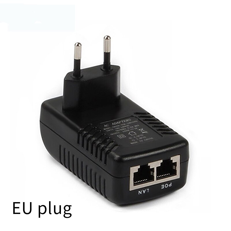 48V DC 0.5A POE (Power on Ethernet) Injector for CCTV POE IP Camera POE Switch Ethernet Power Adapter EU/UK/US/AU plug Optional