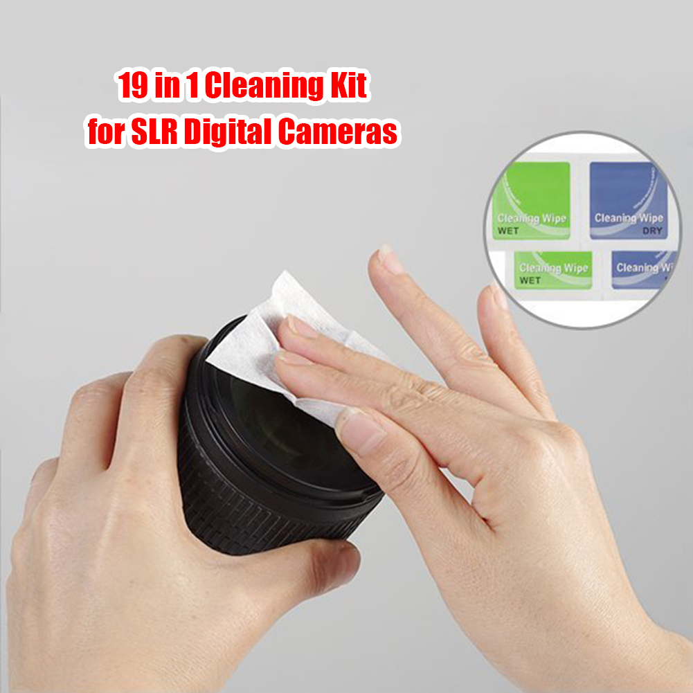 19Pcs Camera Cleaner Kit DSLR Lens Camera Sensor Cleaning Lens Digital Camera Sensor Cleaning Camera Cleaner Kit