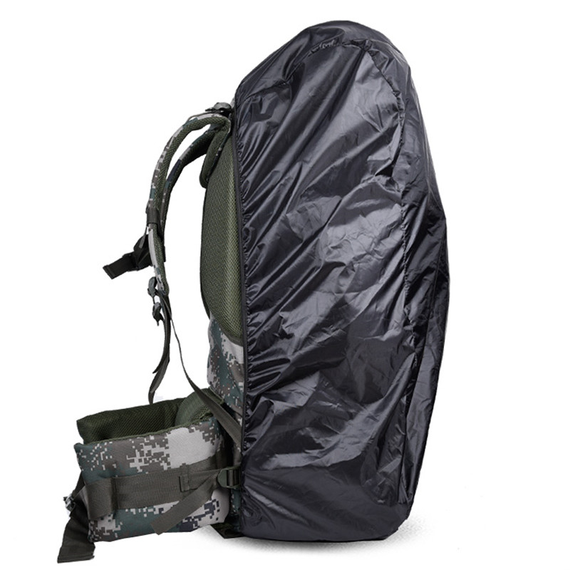 Mochila con cubierta para lluvia de 35L, 100L, 120L, bolsa impermeable para polvo, senderismo, Camping, bolsas militares grandes 90L 95L 110L, cubierta para lluvia xa41a