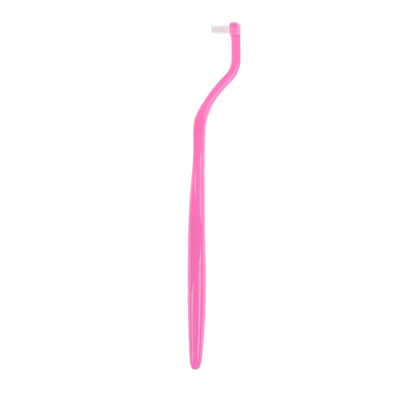 1Pcs Orthodontische Tandenborstel Wees En Platte Kop Zachte Haar Correctie Schone Tanden Kloof Floss Mondhygiëne Tanden Braces: PK