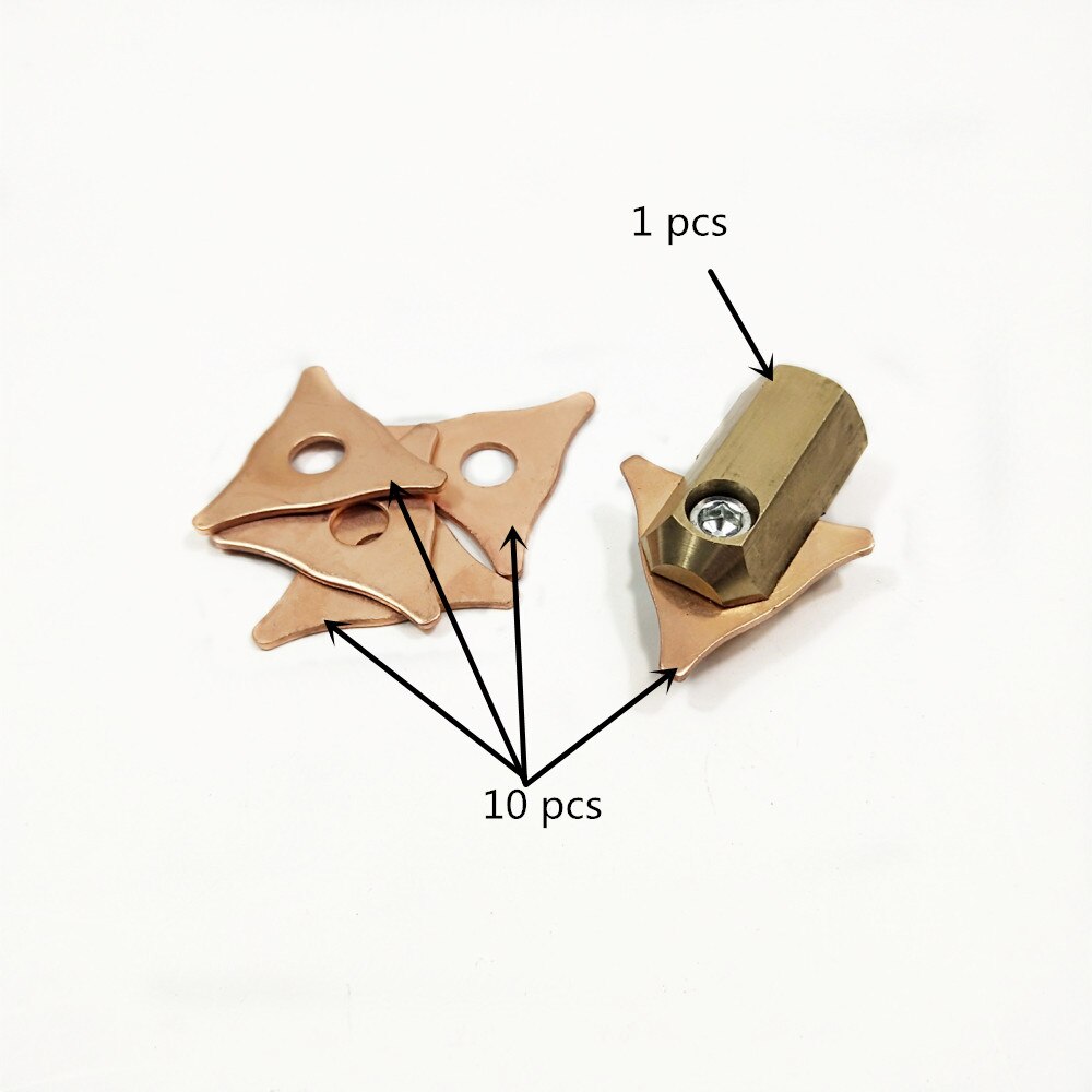 Car Repair Meson Chuck Kit Dent Pulling Electrode Spot Welding Metal Shrink Repair Garage Washer Pad Hook