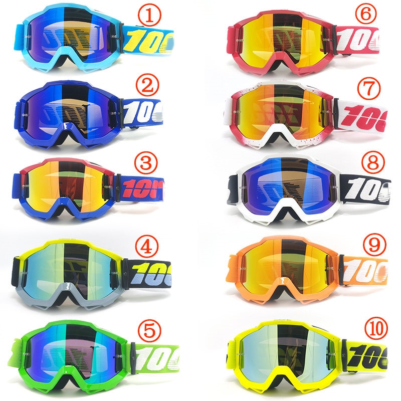 Motocross Goggles MX MTB Glasses Off Road Dirt Bike Motorcycle Helmets Goggles Ski Sport Glasses Mountain Bike Goggles 1001