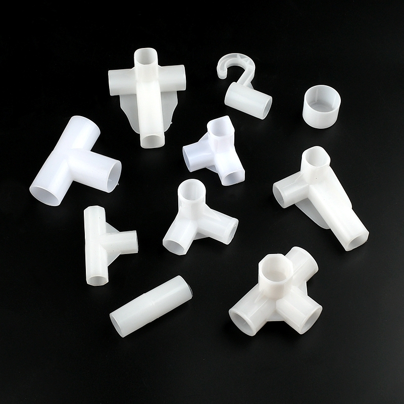 2 uds 9,8/12/13/16/19/20/22/25mm Tee Way cuatro vías codo recto estante armario gancho accesorios tienda jardín riego DIY