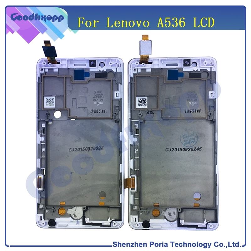 For Lenovo A536 LCD Display Touch Screen Digitizer Assembly Original LCD Display For Lenovo A536 Phone Panel Replacement