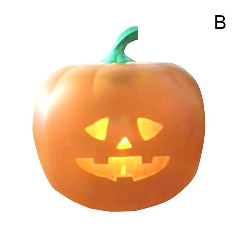Halloween blixt prata sjungande animerad ledd pumpa inuti projektion med projektor fest 1pc för heminredning leksakslampa z5 w 2: B