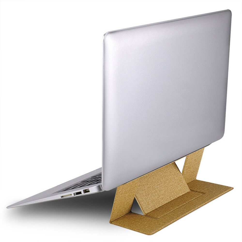 AOZUO 2 pack Mini Laptopstandaard Toetsenbordstandaard, 3 niveaus Hoogteverstelbare opvouwbare draagbare kleine laptopstandaard met antislip siliconen basis voor alle laptops en toetsenborden (zwart