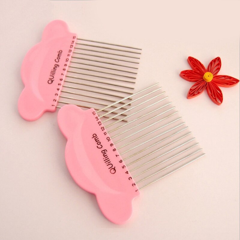 Cute Paper Quilling Comb Tool Paper Craft Tool Plastic Creat Loops Accessory Supply Handmade DIY Craft