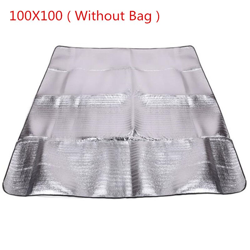 Waterproof Aluminum Foil EVA Camping Mat Foldable Sleeping Picnic Beach Mattress Outdoor Mat Pad 3 Size 100~200X300CM