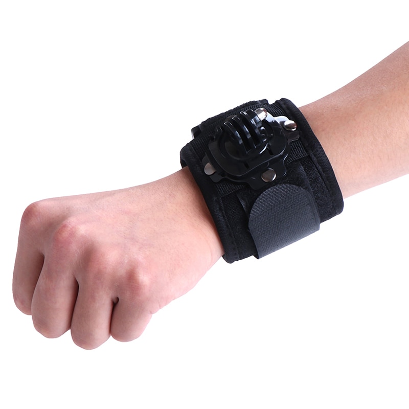 360 Graden Rotatie Wrist Hand Strap Band Houder W/Mount Voor Go Pro 1 2 3 3 + 4