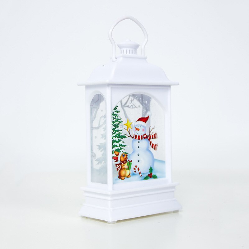 Lanterne Led élan/neige/père noël , décoration de fête de noël, maison, extérieur, fournitures de fête: 1