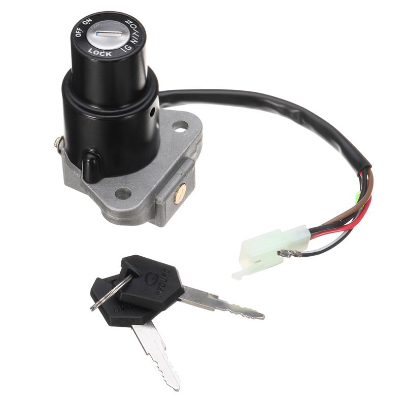 Motorcycle Ignition Switch Lock Assembly 3-Pin With Keys Fit For Yamaha DT 125 R/TZR 250/XT 350/XT 600