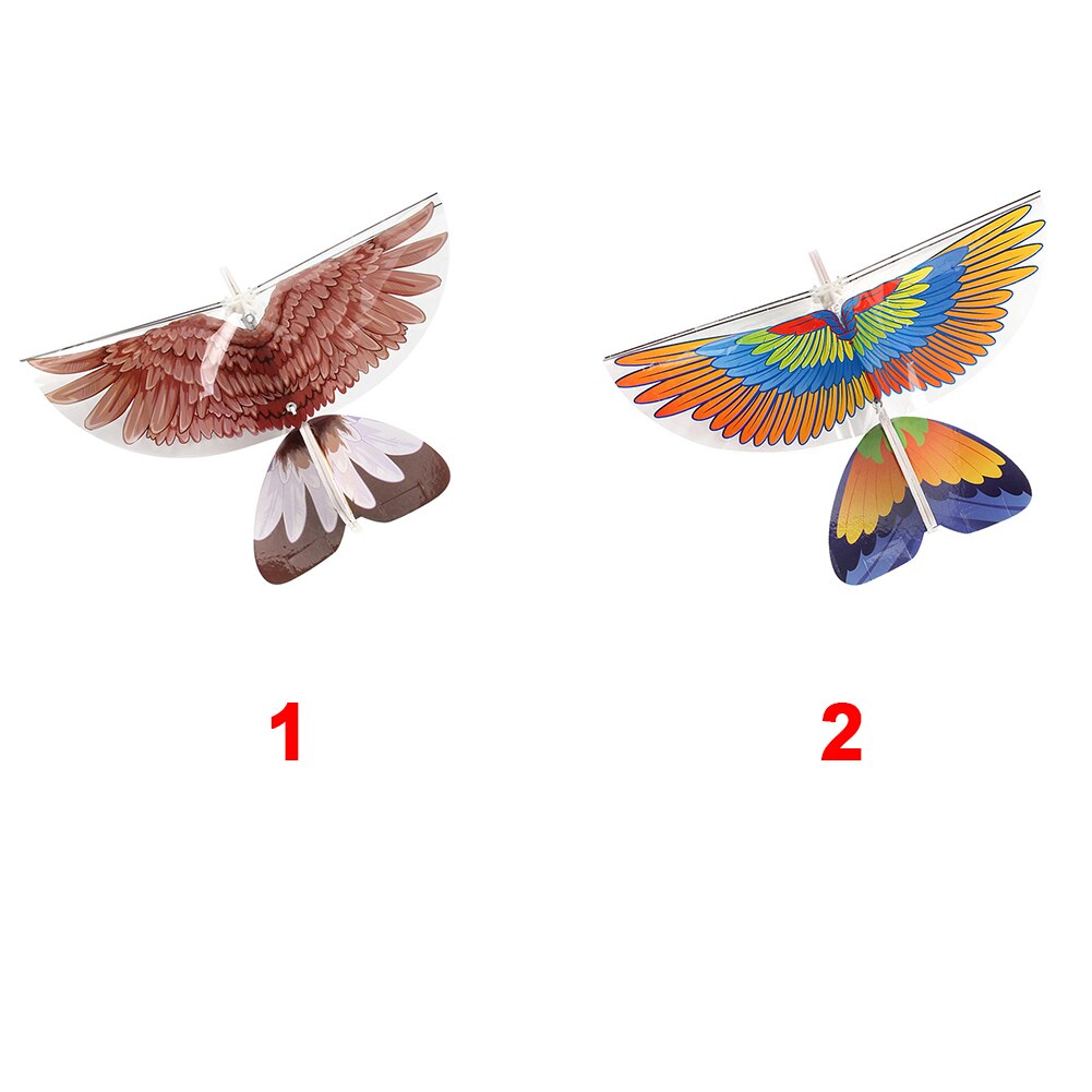 Remote Control Toy Electric Paper Airplane Model DIY Remote Control Paper Flying Bird Parrot Shape Baby Funny Toys 1
