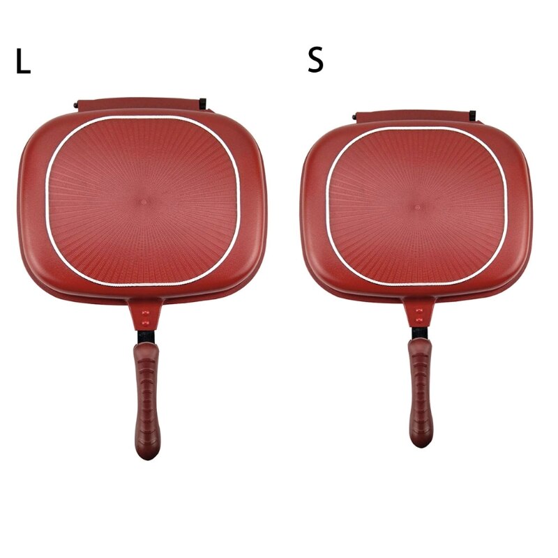 Poêle Double face, poêle Double face Premium plaque de cuisson antiadhésive P R9JC