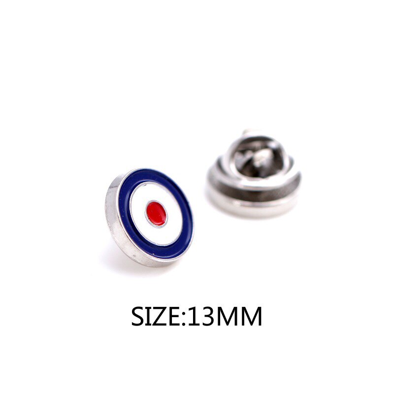 Étrange fun petit collier broche vêtements collier petite broche cible petite broche personnalité rouge coeur collier broche: 1