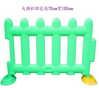 Enkelt stykke børns hegn stor størrelse barn hegn baby indendørs hjem legetøj baby plast hegn udendørs have dapn: Grøn