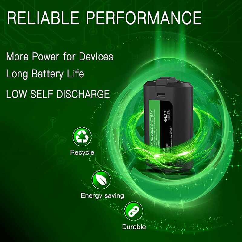 Handvat Game Controller Batterij Packs, compatibel Voor Een/Serie X S/Een S/X/Elite Controller 4 Pack
