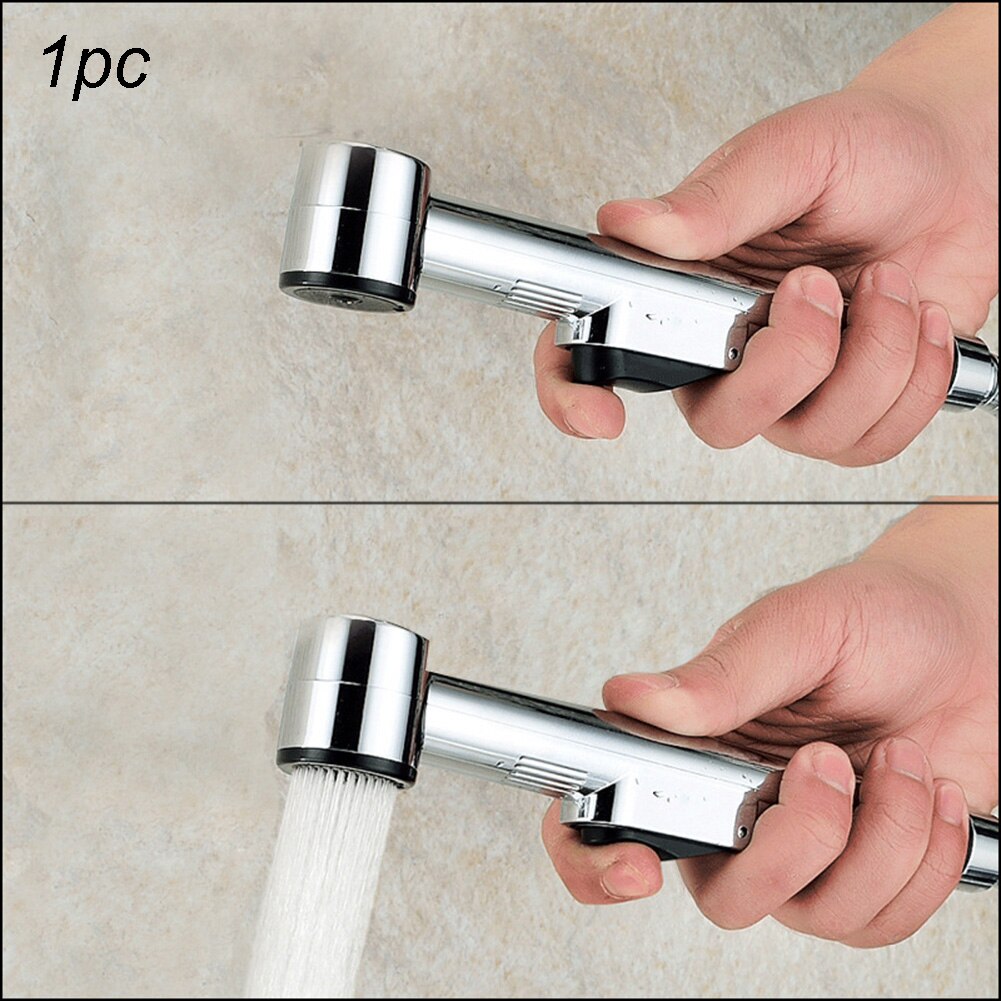 Adjustable Pressure Sprayer Handhold Press Switch Multi Use Toilet Cleaning Bathroom Supplies Bidets Attachment Sprinkler ABS