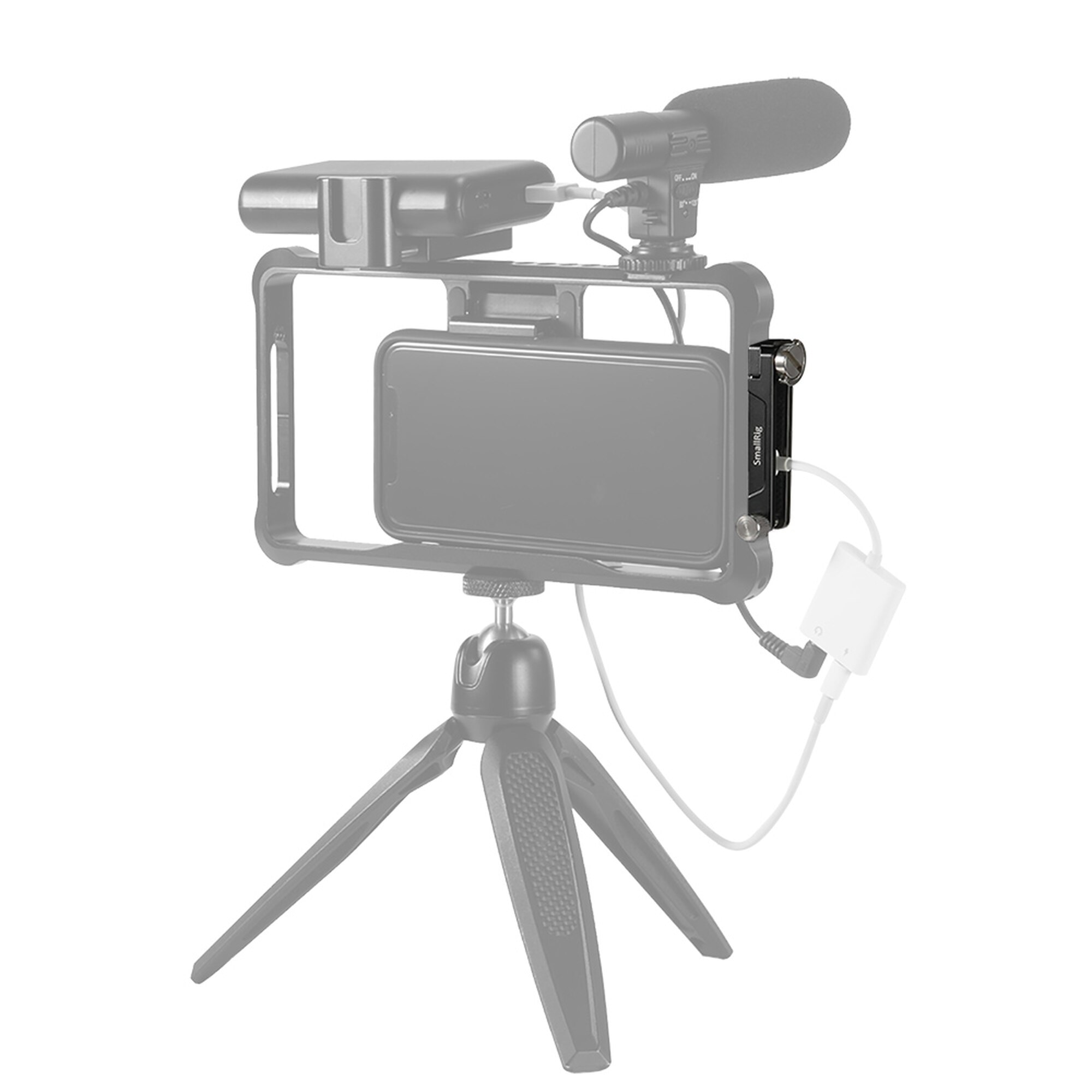 SmallRig Mobile Phone Cable Clamp Vlogging Video Accessories Rig Fits cables with a thickness range from 3mm to 8mm 2390