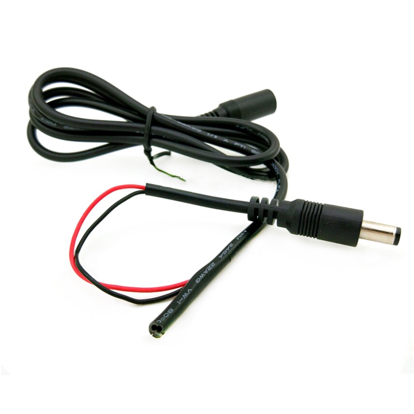 3m DC12V Power Extension Cable, 3.5mm outer diameter Connector Male To Female For CCTV Network Security Camera