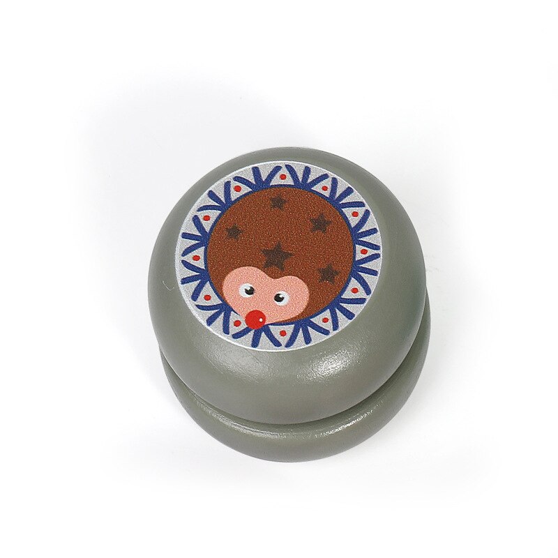 Bambini Yo-Yo Yo-Yo Carino immagini di Animali di Legno Yo-Yo Giocattoli Interessante Creativo Yo Yo Giocattoli Per I Bambini di legno Yoyo Palla: hedgehog